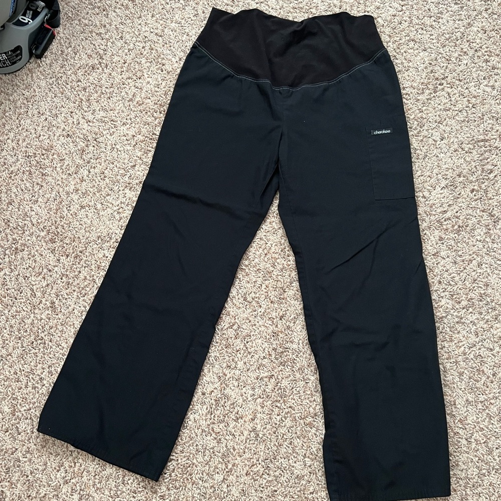 Cherokee Black Casual Pants Relaxed Fit